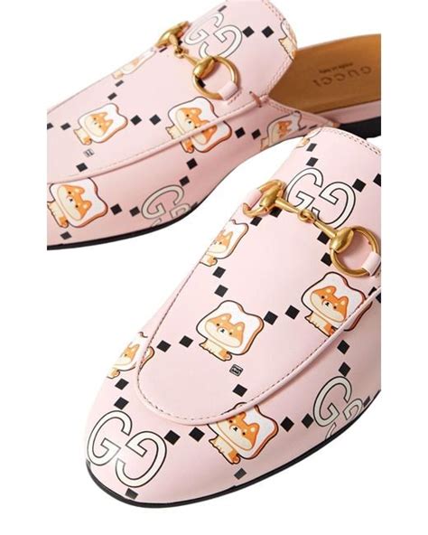 gucci princetown light pink|Women's GG animal Princetown slipper in light pink leather.